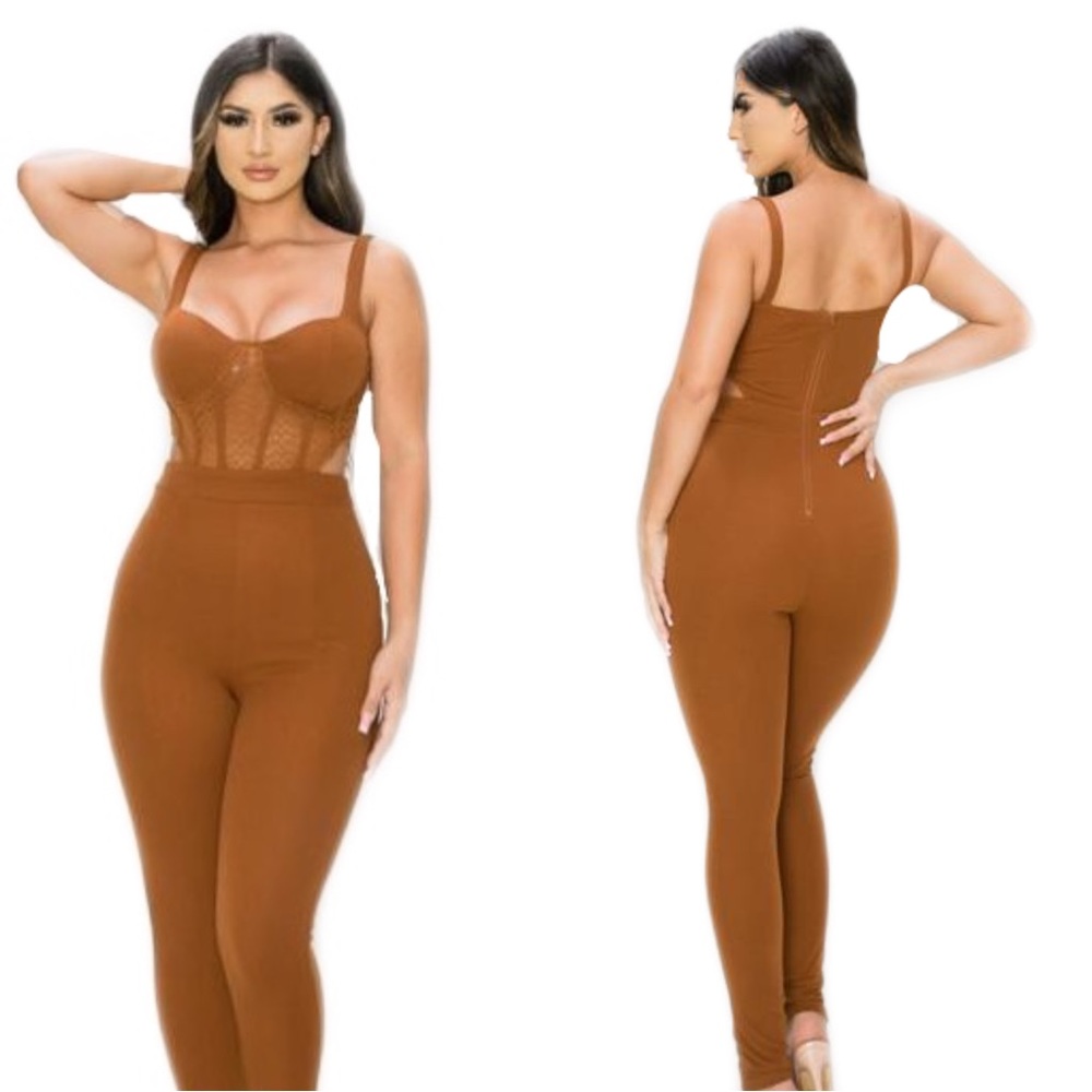 Wild Jumpsuit - Brown